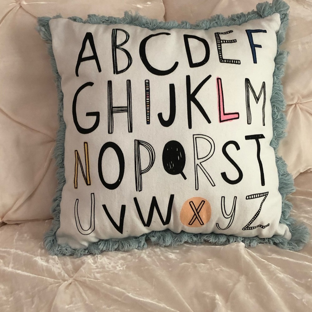 Target Alphabet Pillow